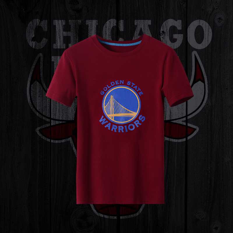 Men's Warriors Fresh Logo D.Red Short Sleeve T-Shirt FengYun,We sell and wholesale Men's Warriors Fresh Logo D.Red Short Sleeve T-Shirt FengYun on line form chian!